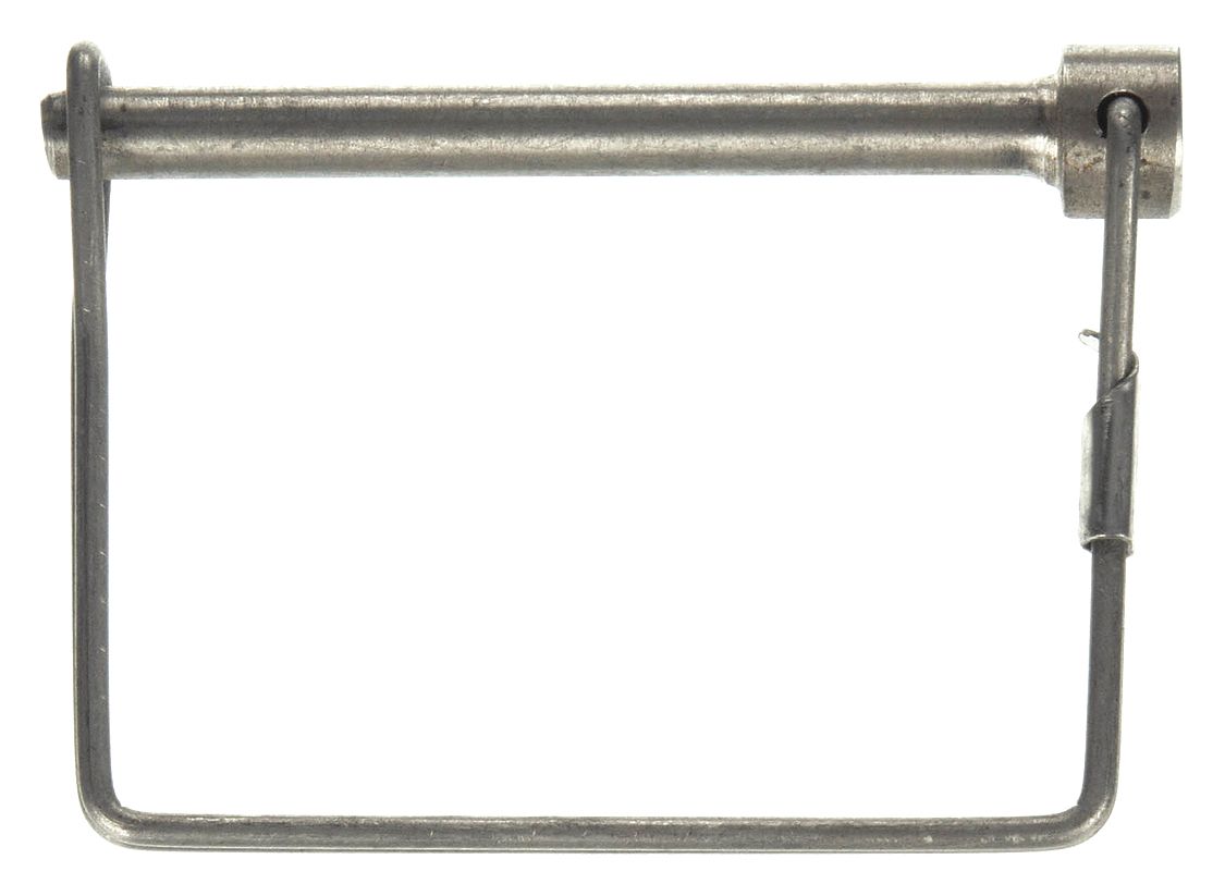 SAFETY PIN, 3¼ IN L, ⅜ IN DIA, STEEL, INCH, 0.091 IN WIRE DIA, 3¼ IN SHANK L, ⅜ IN PIN DIA