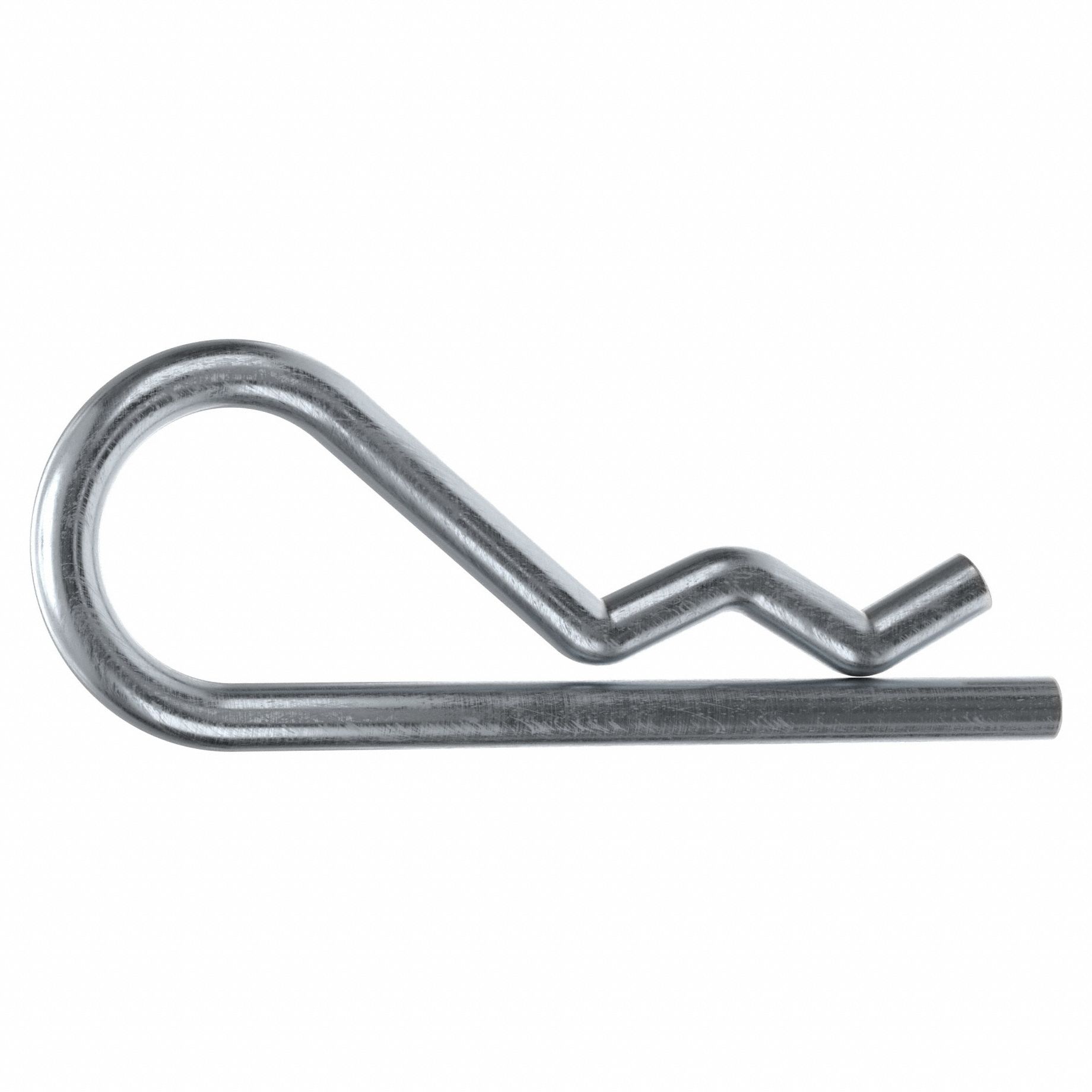 Cotter Pin, 0.054 in dia, 0.75 in L, PK25: Bridge, Inch, 3/64 in Pin Dia, 3/4 in Shank Lg, Steel, 25 PK