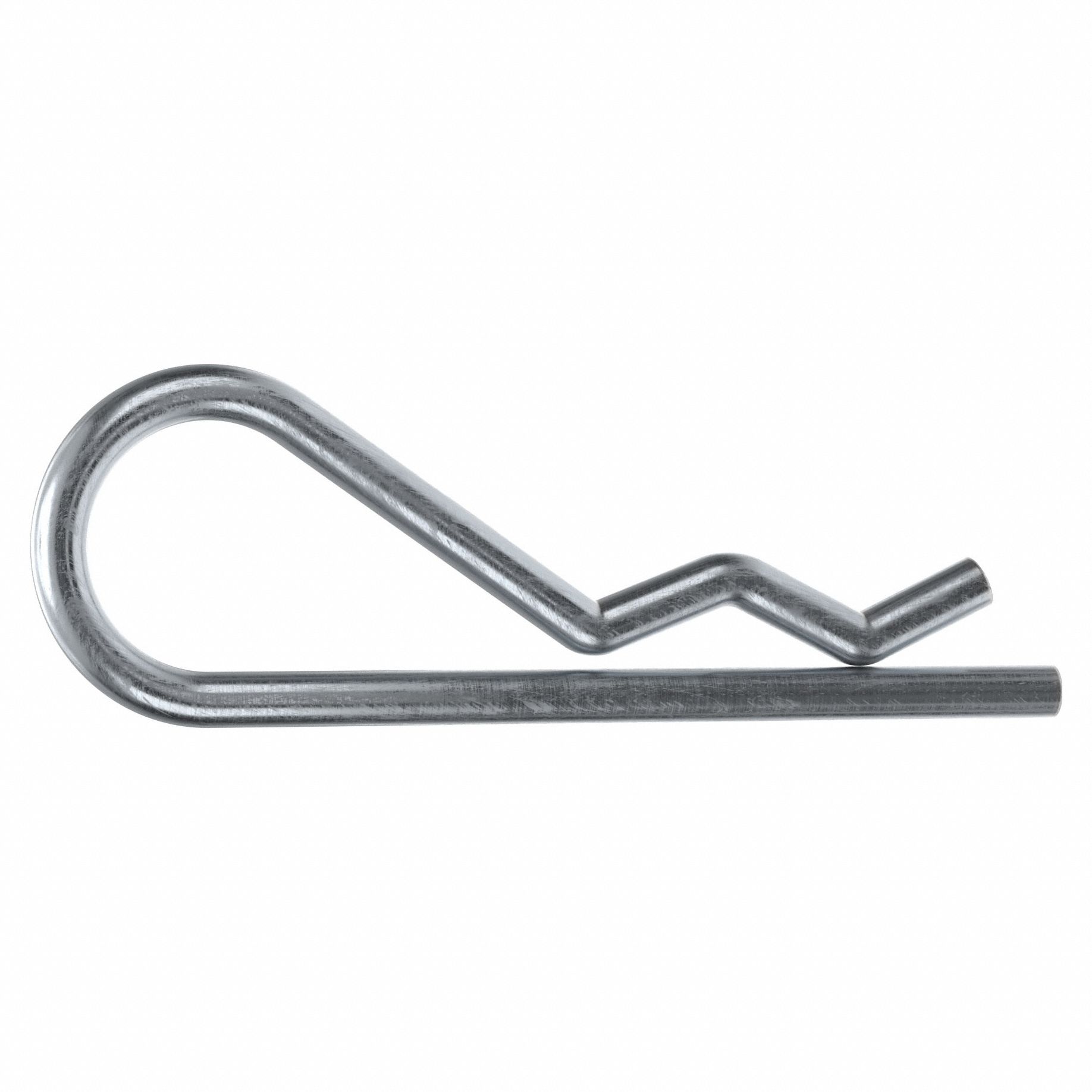 Cotter Pin, 9/64 in dia, 2.75 in L, PK25: Bridge, Inch, 9/64 in Pin Dia, 2 3/4 in Shank Lg, 25 PK