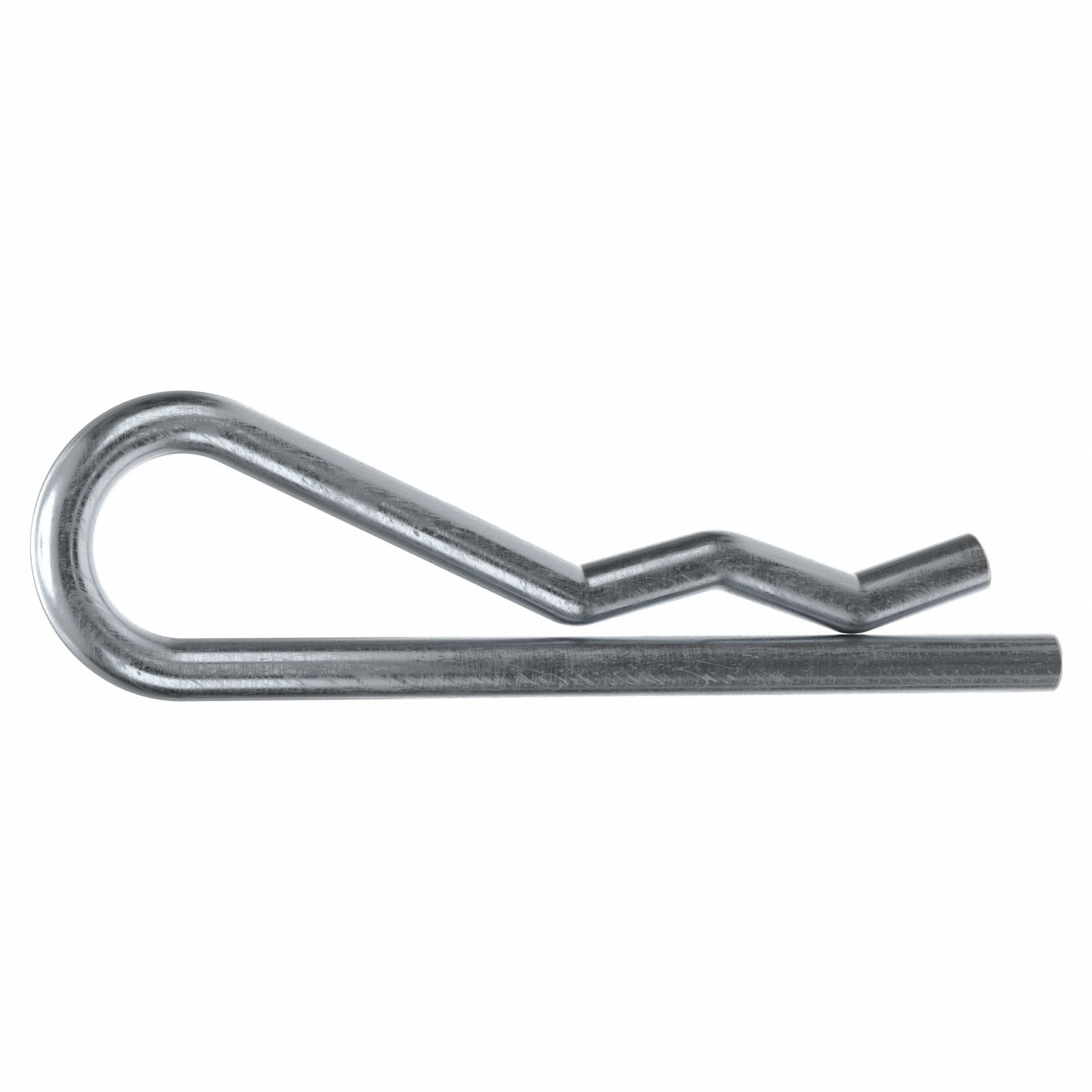 Cotter Pin, 0.162 in dia, 3 in L, PK10: Bridge, Inch, 5/32 in Pin Dia, 3 in Shank Lg, Steel, 10 PK