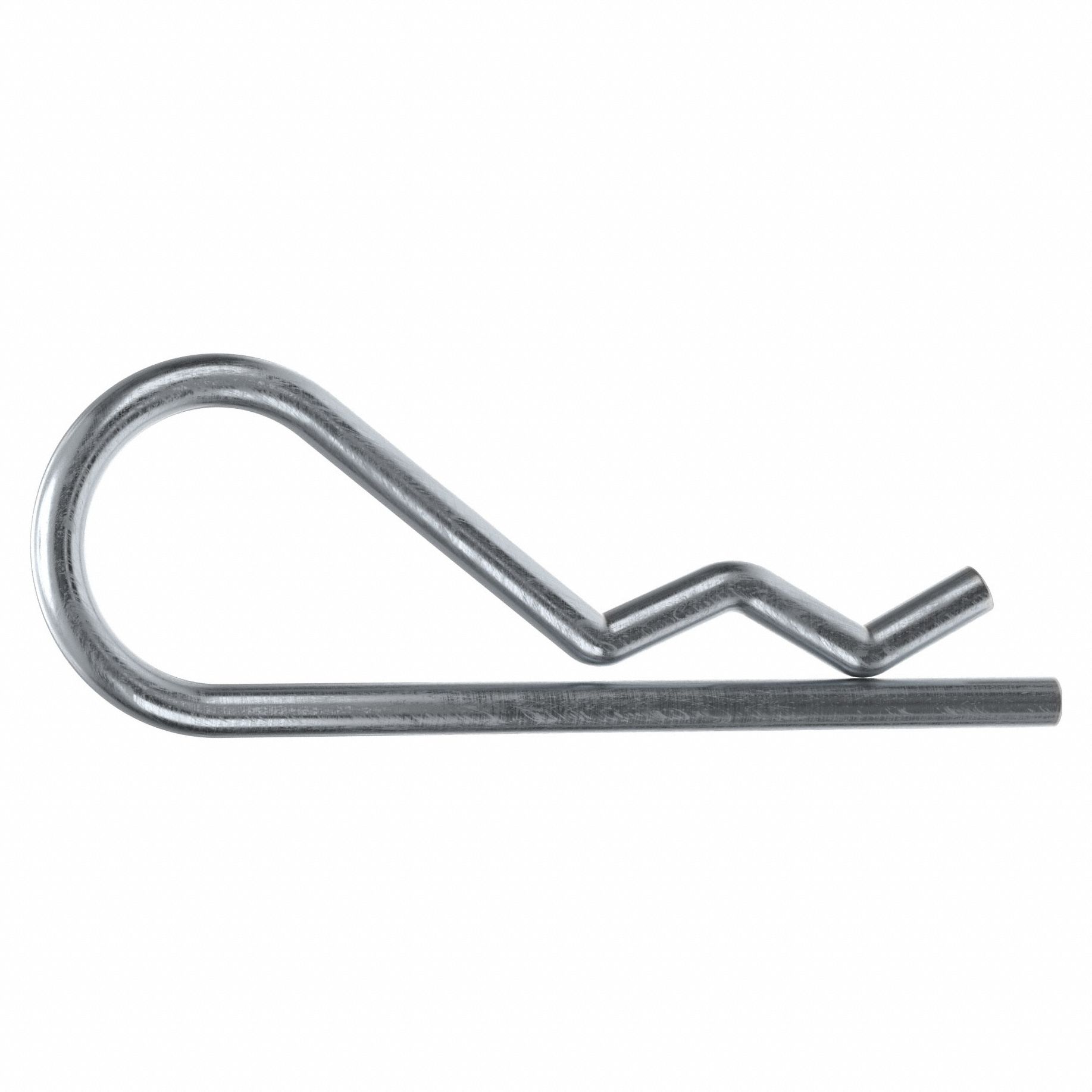 COTTER PIN, 11/64 IN DIA, 3½ IN L, BRIDGE, INCH, 11/64 IN DIA, 3½ IN SHANK L, 10 PK