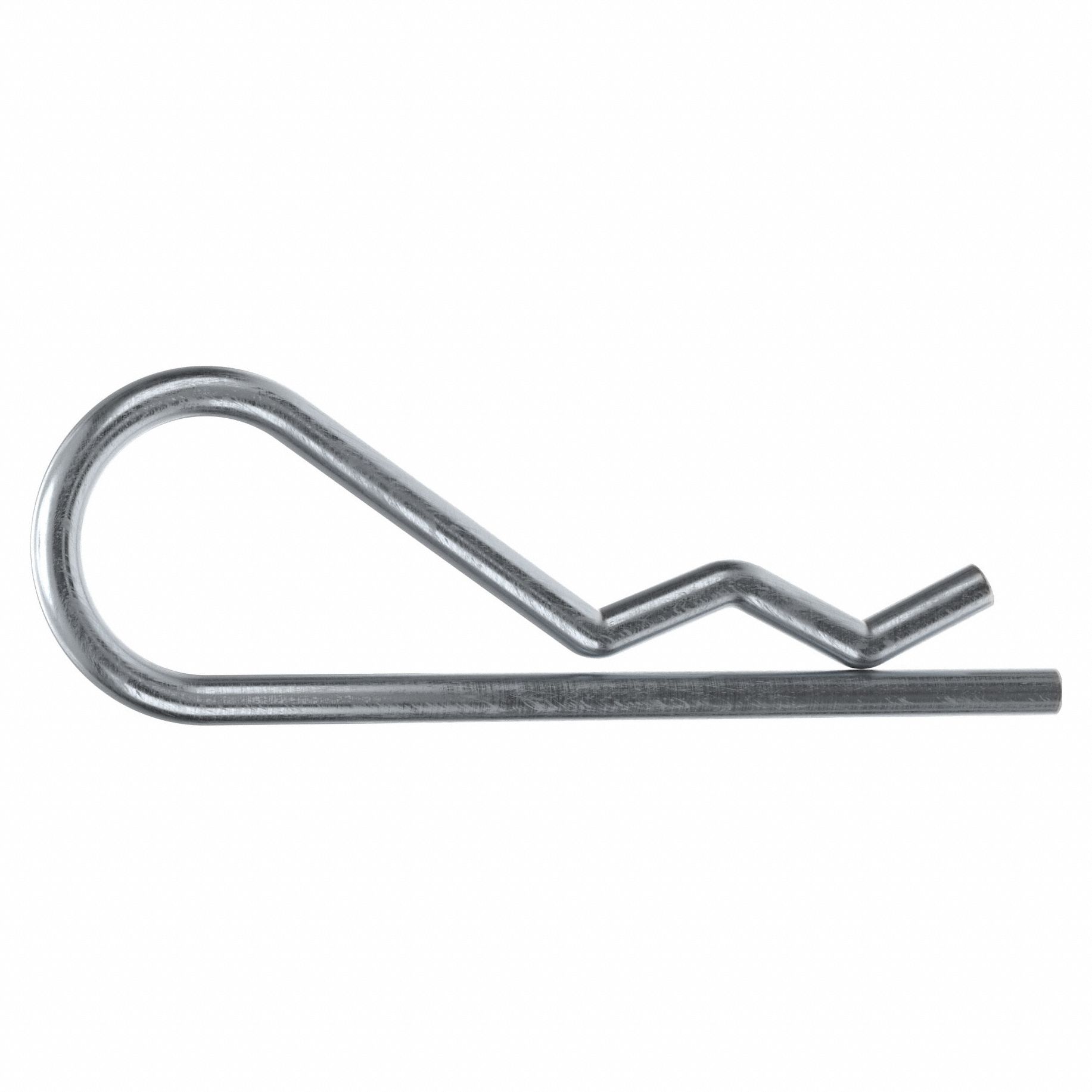 Cotter Pin, 0.177 in dia, 3.375 in L, PK10: Bridge, Inch, 11/64 in Pin Dia, 3 3/8 in Shank Lg, 10 PK