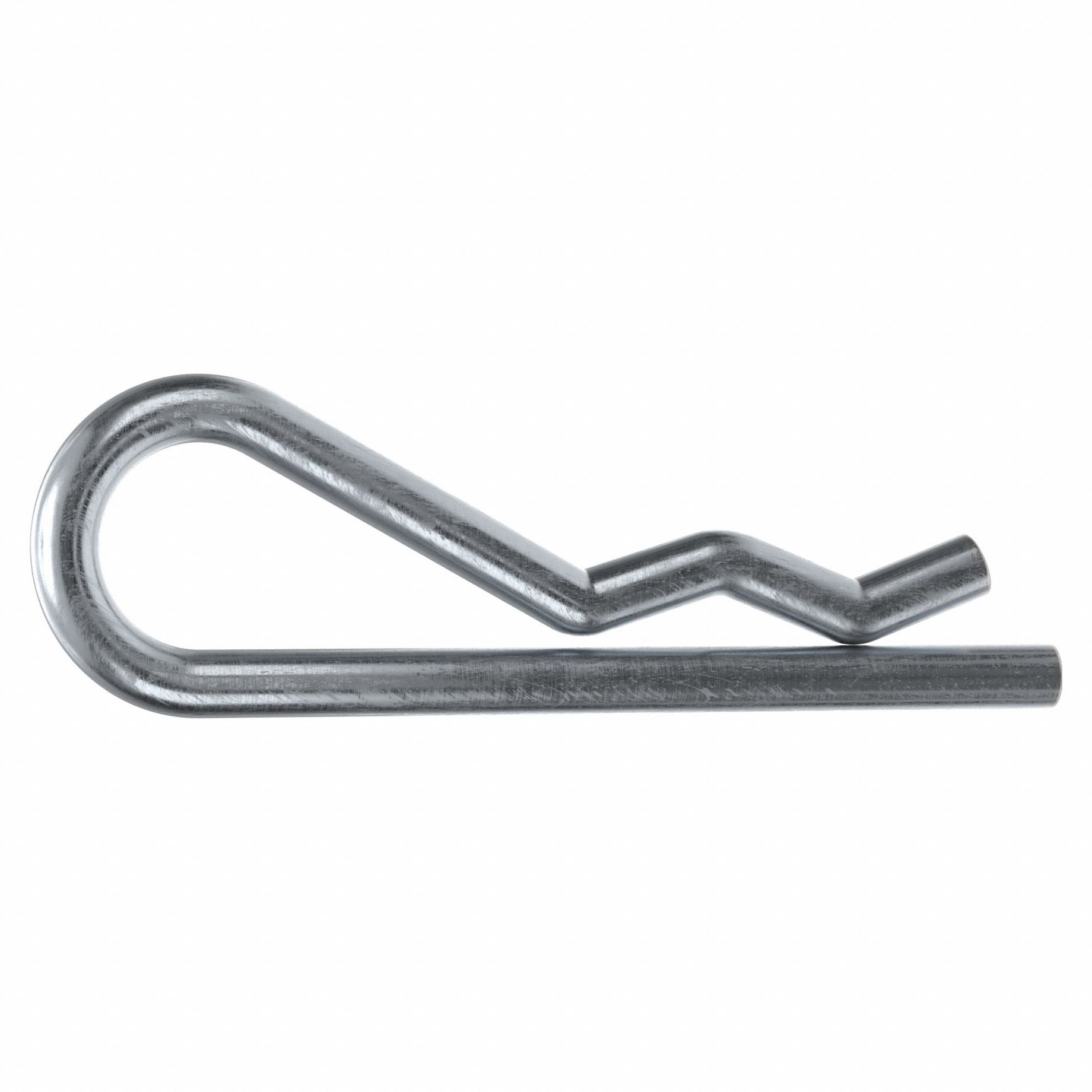 COTTER PIN, 0.243 IN DIA, 4 IN L, BRIDGE, INCH, ¼ IN DIA, 4 IN SHANK L, STEEL, 10 PK