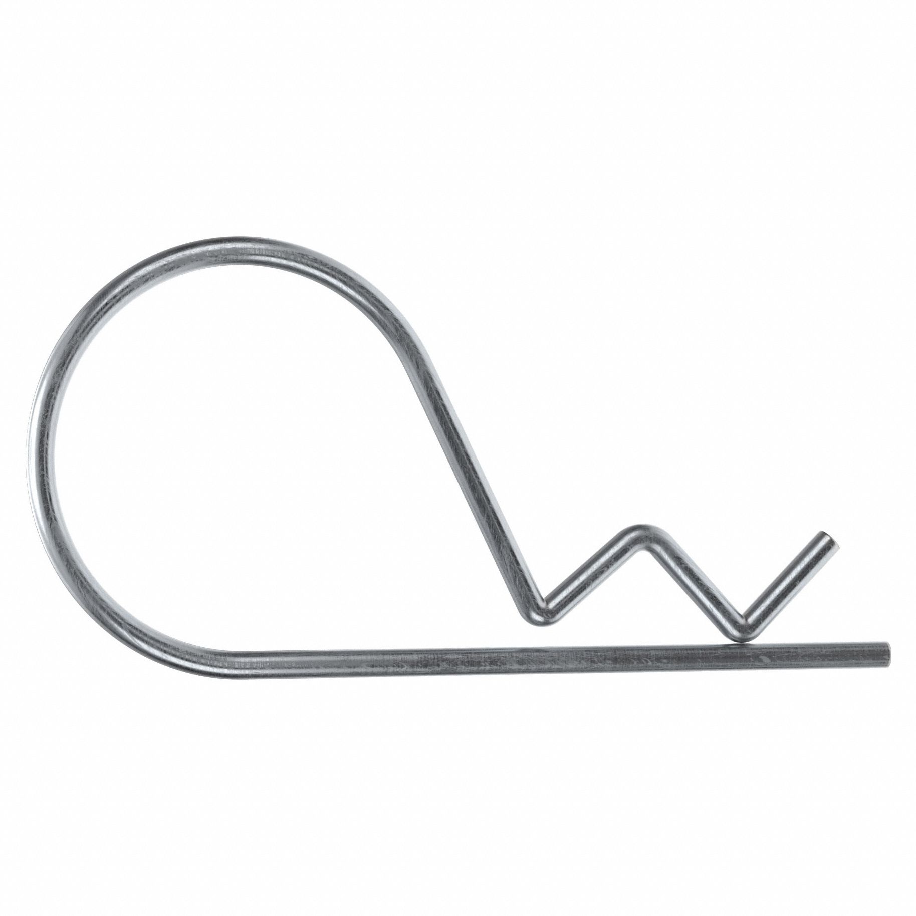 Cotter Pin, 3/64 in dia, 1 1/2 in L, PK25: Bridge, Inch, 3/64 in Pin Dia, 1 1/2 in Shank Lg, 25 PK