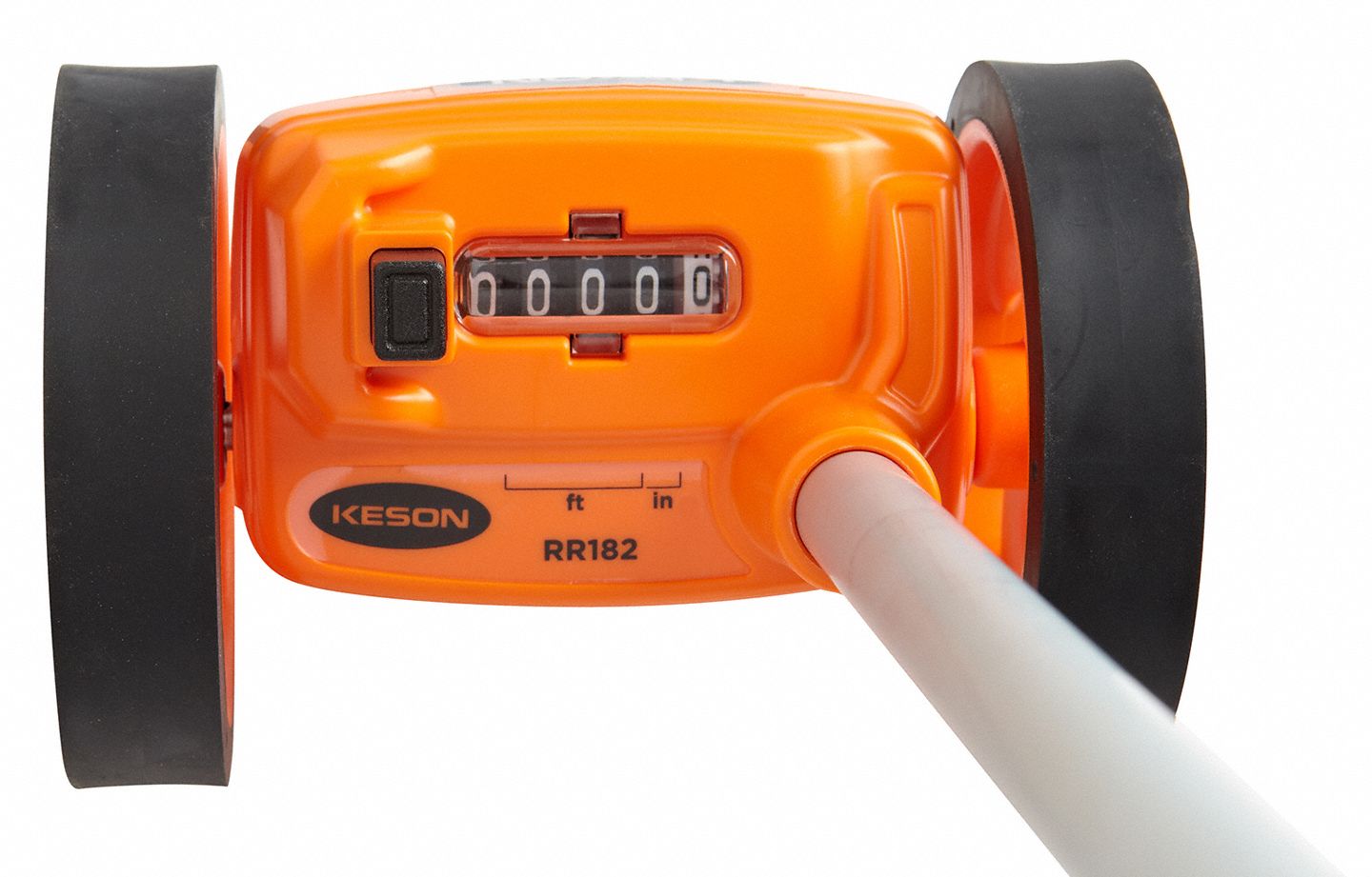 KESON Mechanical Measuring Wheel, Indoor, Outdoor, 1 ft Cir. Dual Wheel