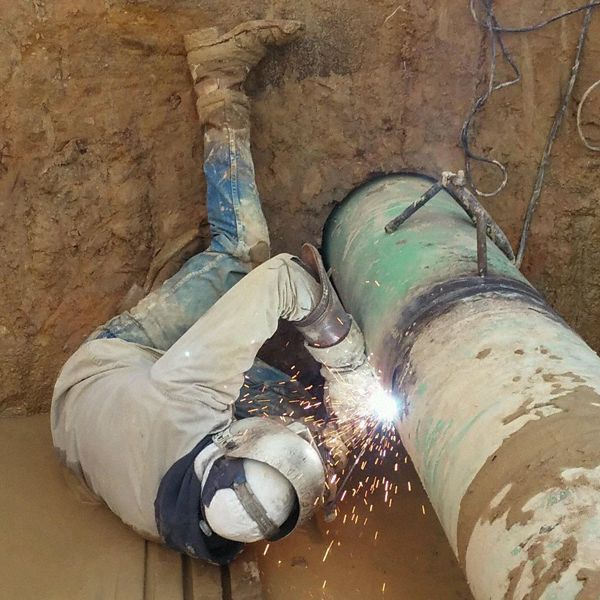 TILLMAN Welding Gloves Straight Thumb, Straight Cuff, Premium, White