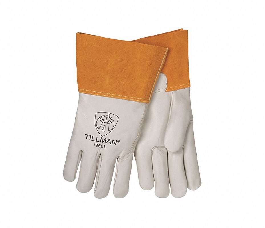 Guantes MIG de piel de vaca Tillman para trabajo pesado de grano superior  partidos – Welder Shop.co