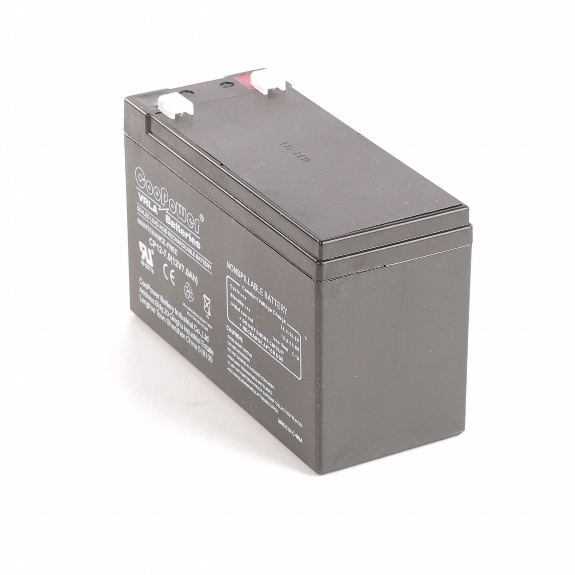 12V DC, 7 Ah Capacity, Sealed Lead Acid Battery - 2UKJ4