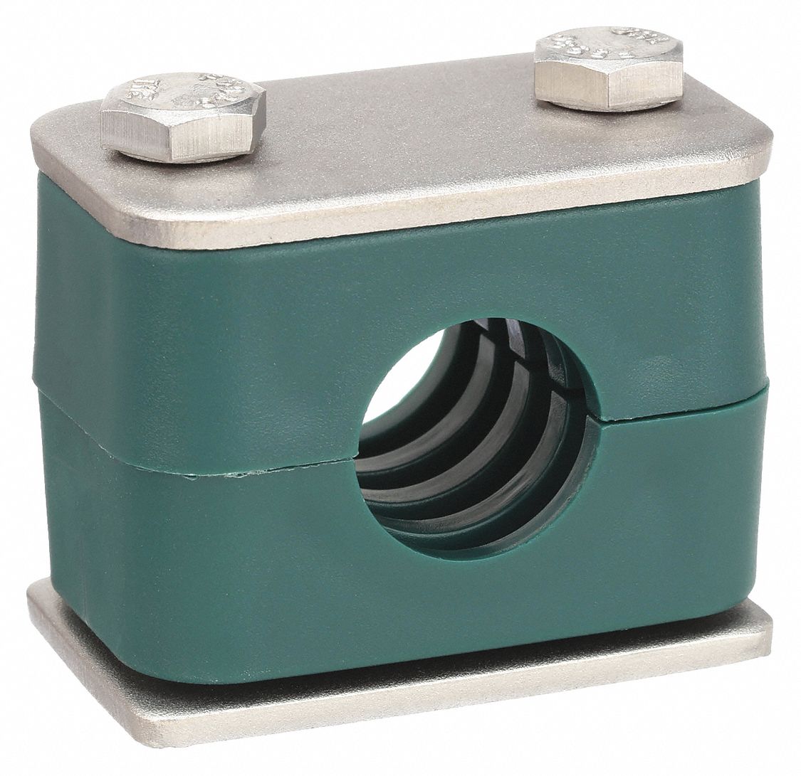 ZSI, Ribbed Bore, 304 Stainless Steel Clamp, VibrationDampening Beta