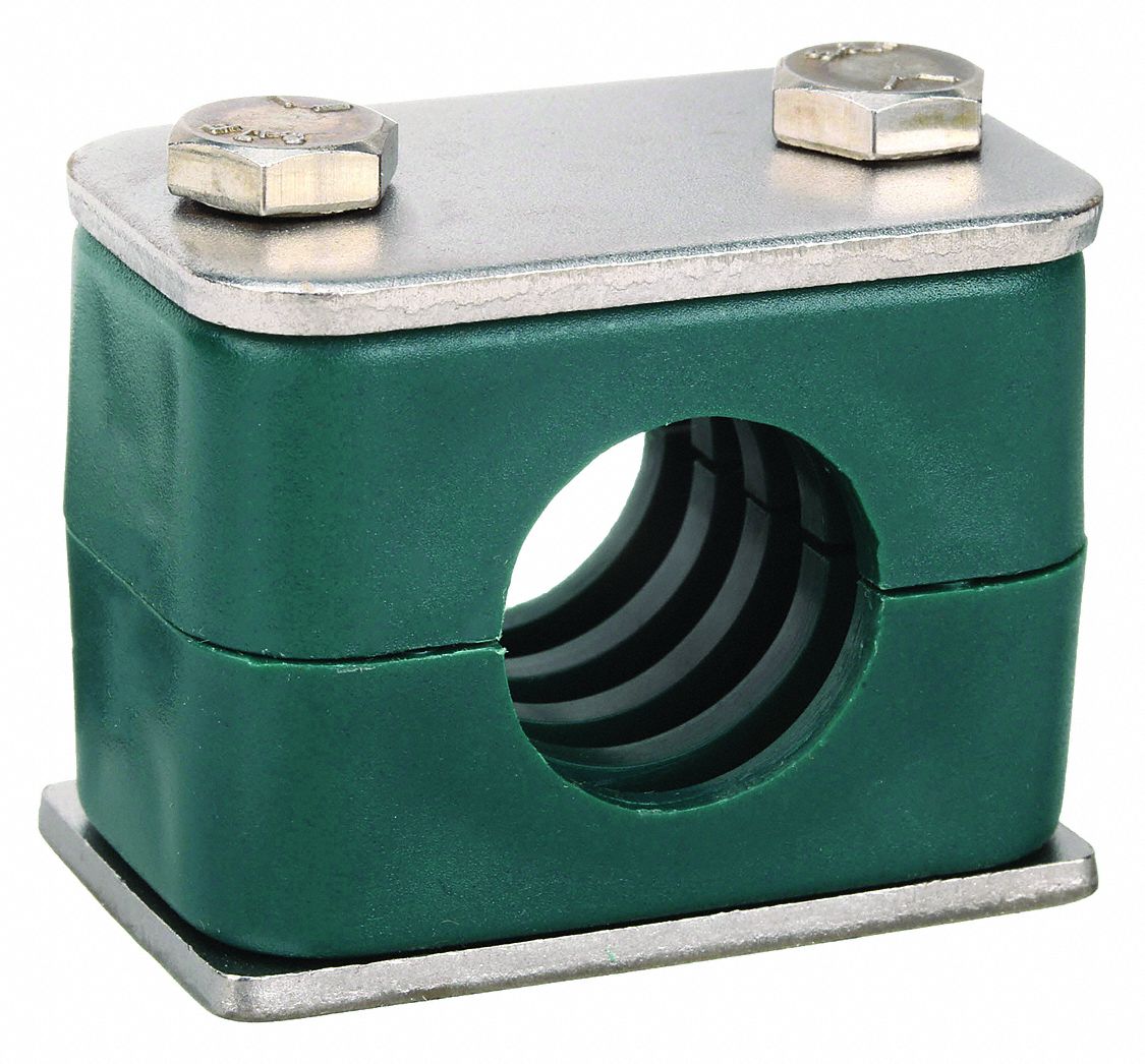 ZSI, Ribbed Bore, 304 Stainless Steel Clamp, VibrationDampening Beta