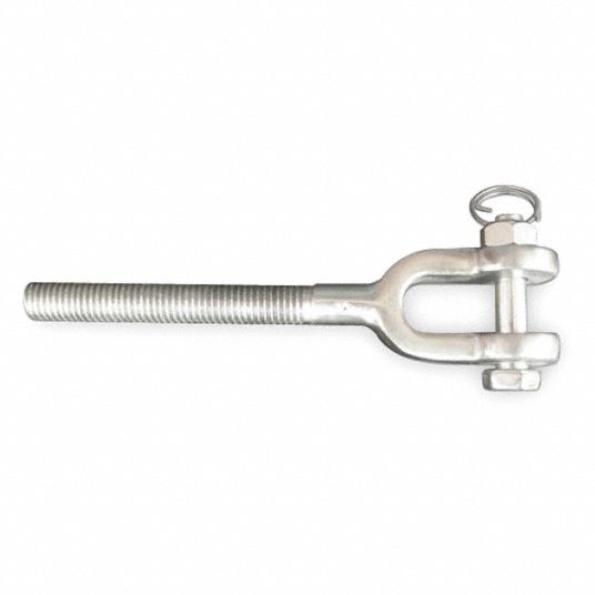 GRAINGER APPROVED Turnbuckle, Jaw End, Orientation Right, 316