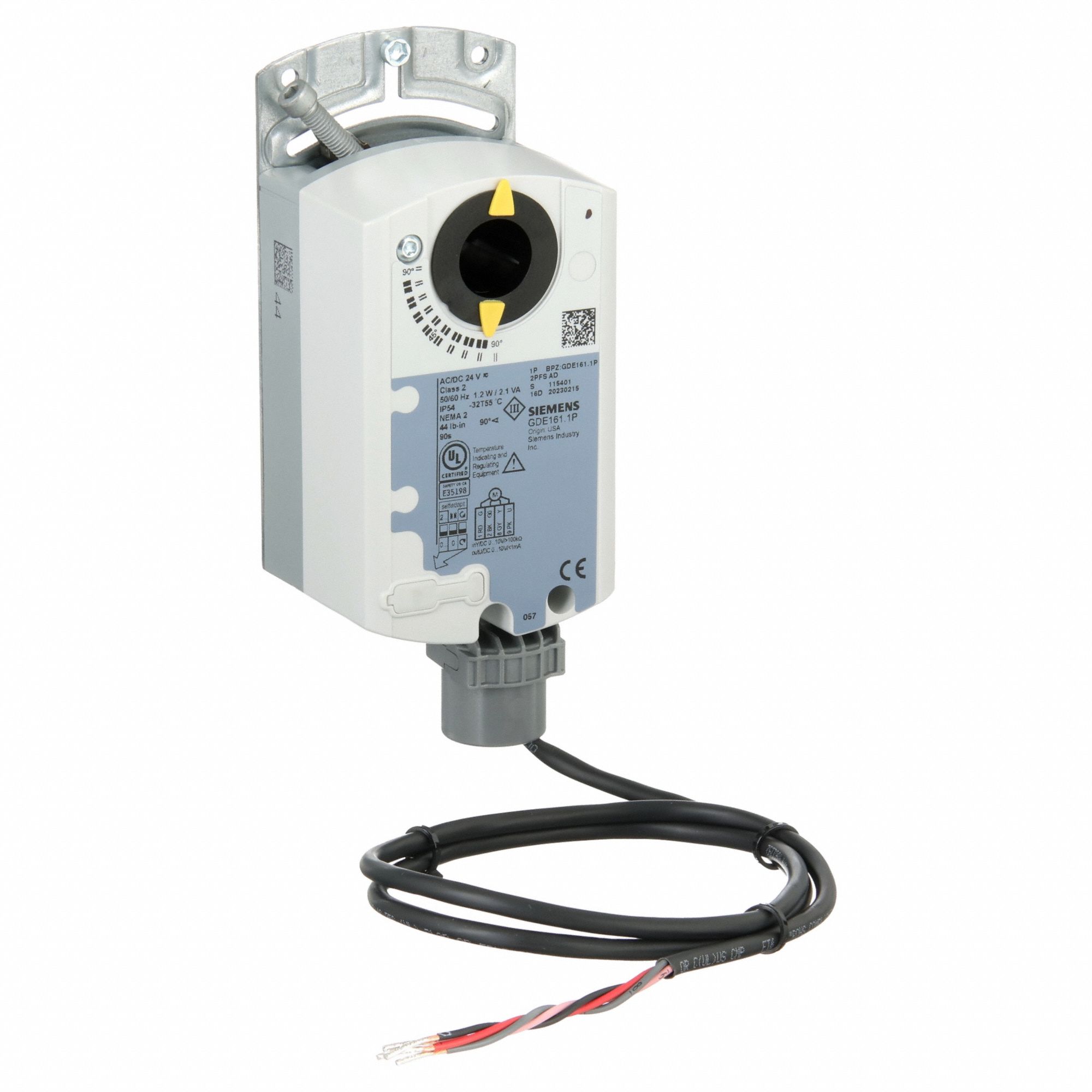 Damper, Proportional, Actuator 2UPH4GDE161.1P Grainger