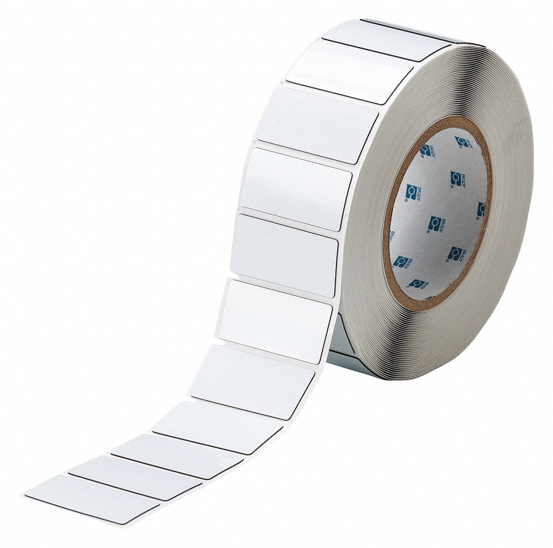 LABEL,WHITE,GLOSSY POLYESTER,2 IN. W