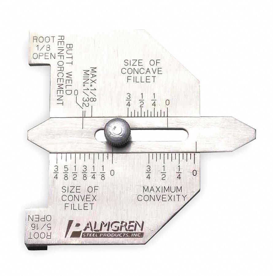 2UPX3 - Butt/Fillet Weld Gauge From 0 to 3/4 In