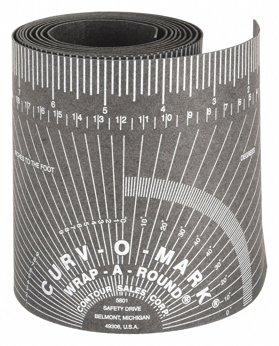 JACKSON SAFETY, For 6 in to 16 in Pipe, WrapaRound Tape Measure