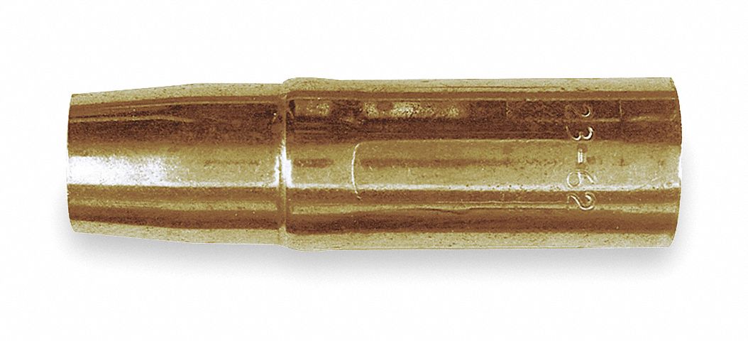 NOZZLE, ⅝ IN BORE DIAMETER, CONICAL TIP, ⅛ TO 5/32 IN TIP RECESS, WS23-62, 2 PK