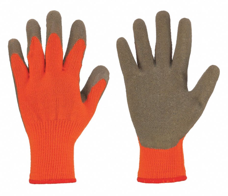 CONDOR Guantes Recubiertos, Naranja/Negro - 2UUC8 | 2UUC8 - Grainger México