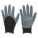 COATED GLOVES,NITRILE/NYLON,M,BLK/GY,PR