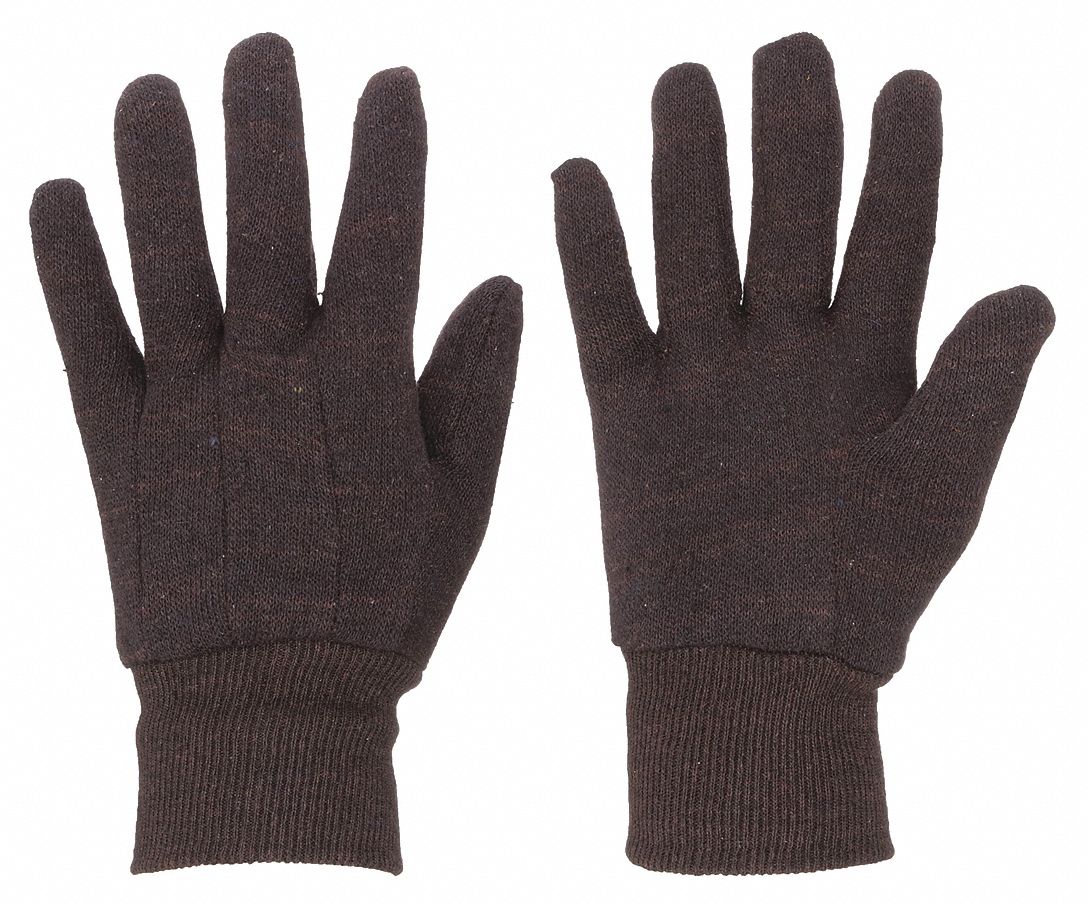 KNIT GLOVES, S (7), UNCOATED, COTTON, JERSEY TASK & CHORE GLOVE, KNIT CUFF