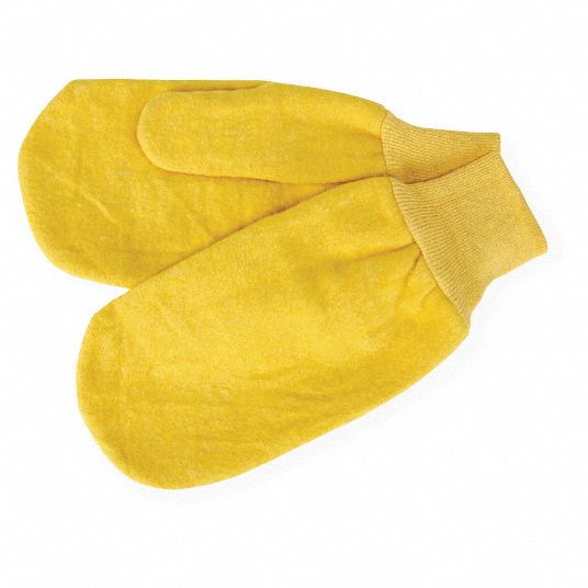 CONDOR Chore Mittens, 101/2", L, Yellow, PR 2UUJ52UUJ5 Grainger