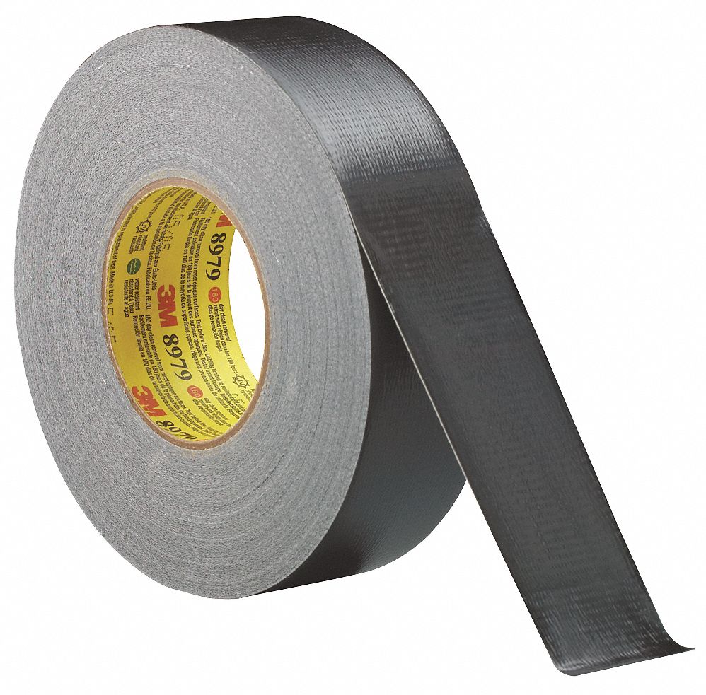 PERFORMANCE+ DUCT TAPE, CLEAN REMOVAL, 8979, 2 IN X 60 YARD, BLACK