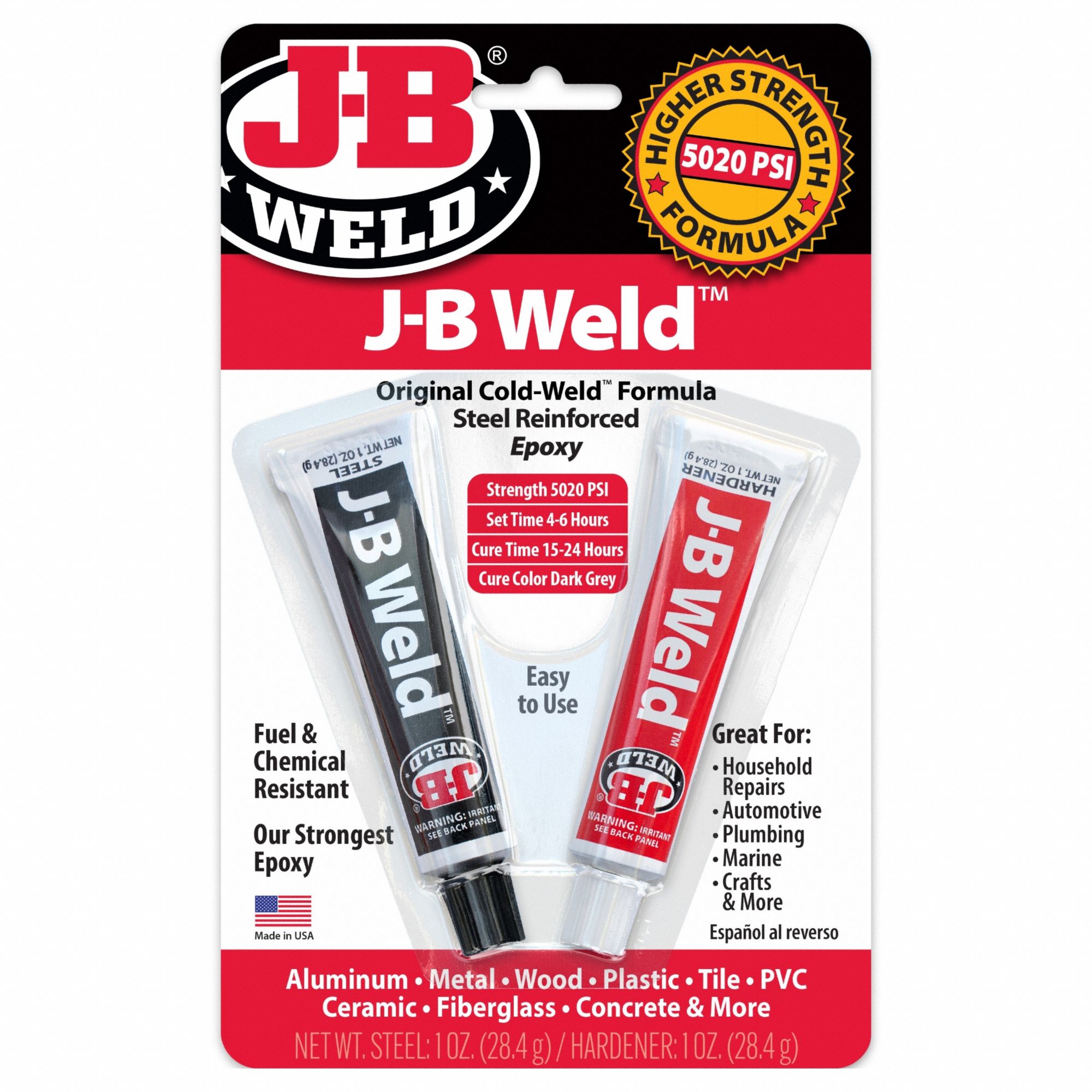 Epoxy Adhesive: Professional, Ambient Cured, 2 fl oz, Tube, Gray, Paste