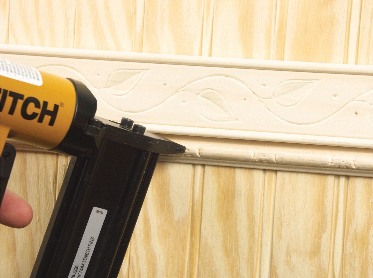 BOSTITCH Nail Gun Kit Pin, 0°, Glue, Bump, For 23 ga Nail Gauge, 1/4