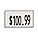 PRICING LABELS,1-LINE,WHITE,PK16