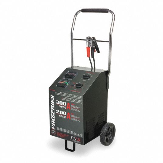 DSR PROSERIES Manual Battery Charger and Starter, Boosting, Charging