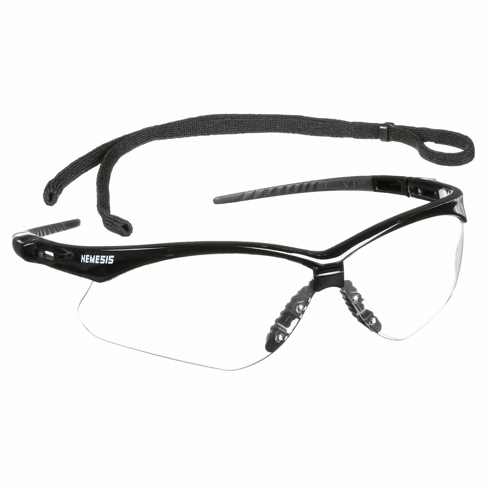 KLEENGUARD V30 Nemesis* ScratchResistant Safety Glasses , Clear Lens