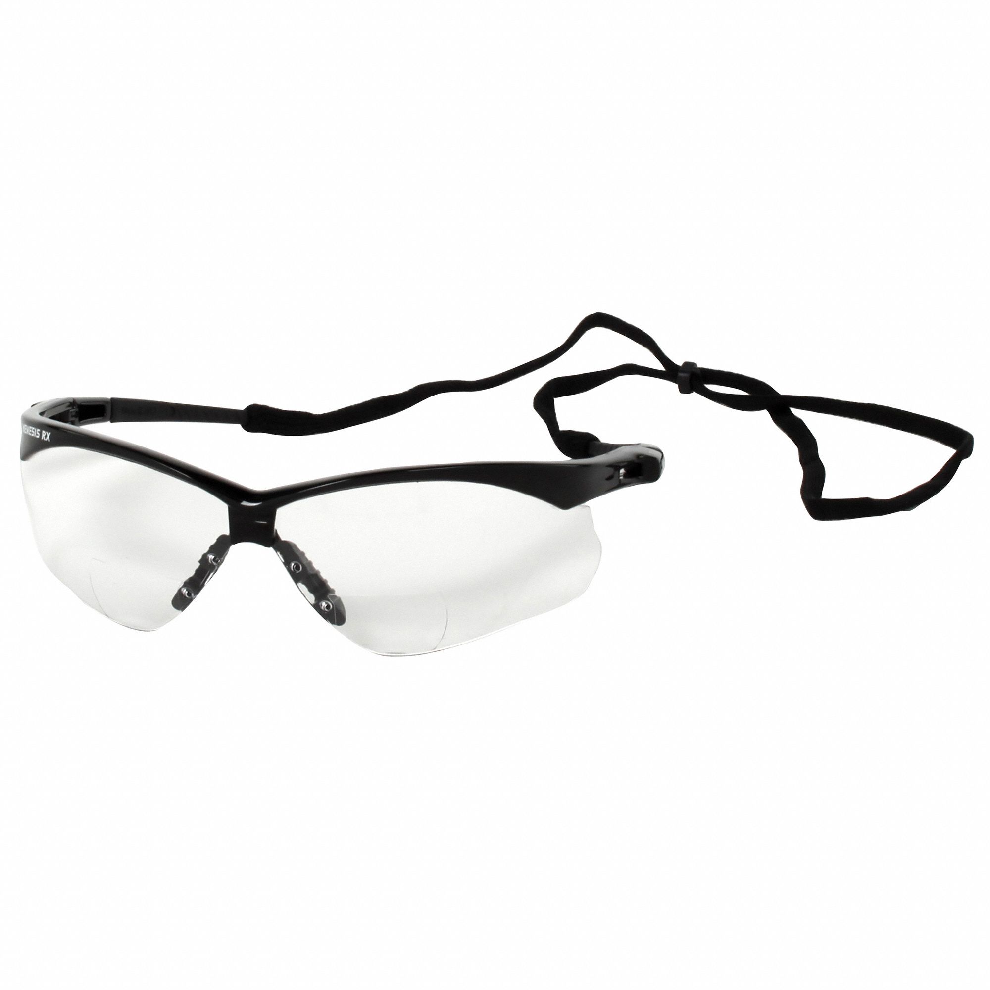KLEENGUARD Bifocal Safety Reading Glasses AntiScratch, No Foam Lining