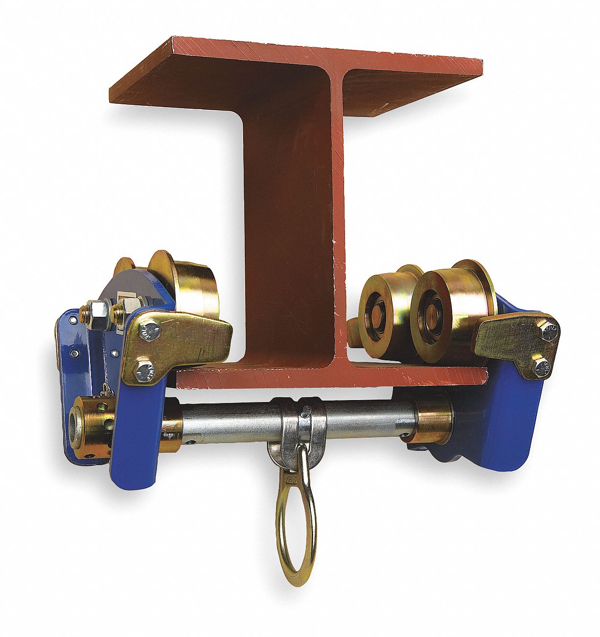 Gold Fits Beam Flanges 3-8 In Width Up To 11/16 Thick 3M DBI-SALA 2103143 Trolley For I-Beam For Use w/Self Retracting Lifeline 
