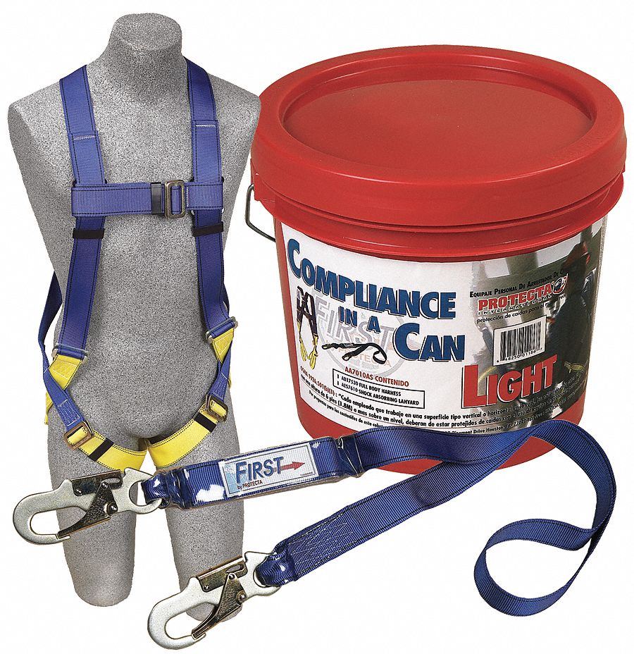 3M PROTECTA Fall Protection Kit, Universal 2UZG3AA7010AS Grainger
