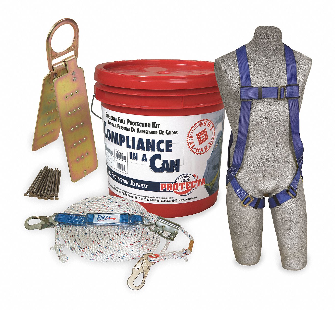Fall Protection Kit, Universal Grainger