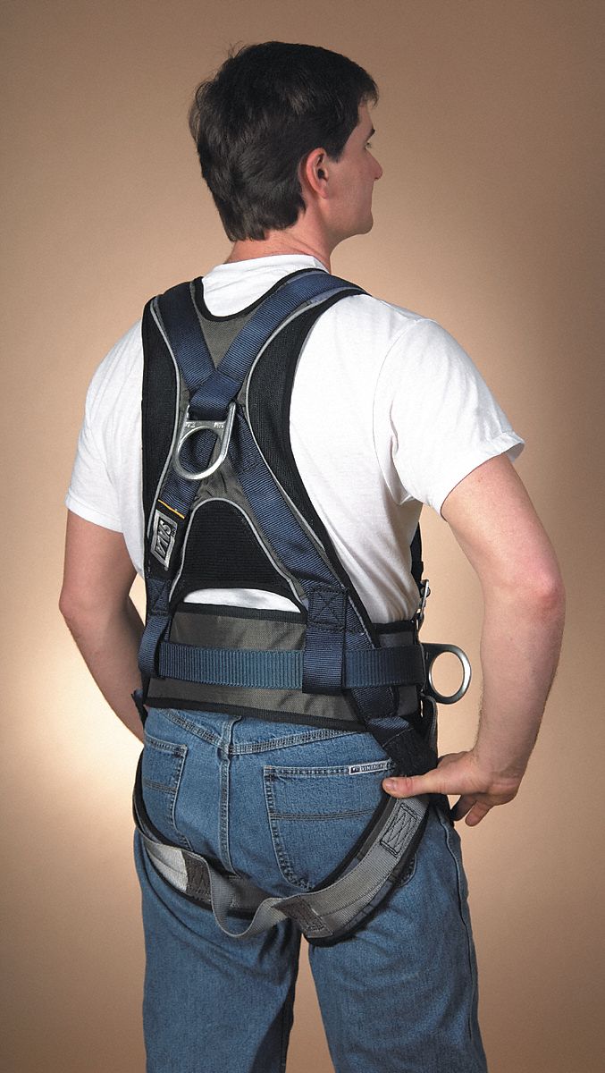 3M DBI-SALA Full Body Harness: Positioning, Vest Harness, Back/Hips ...