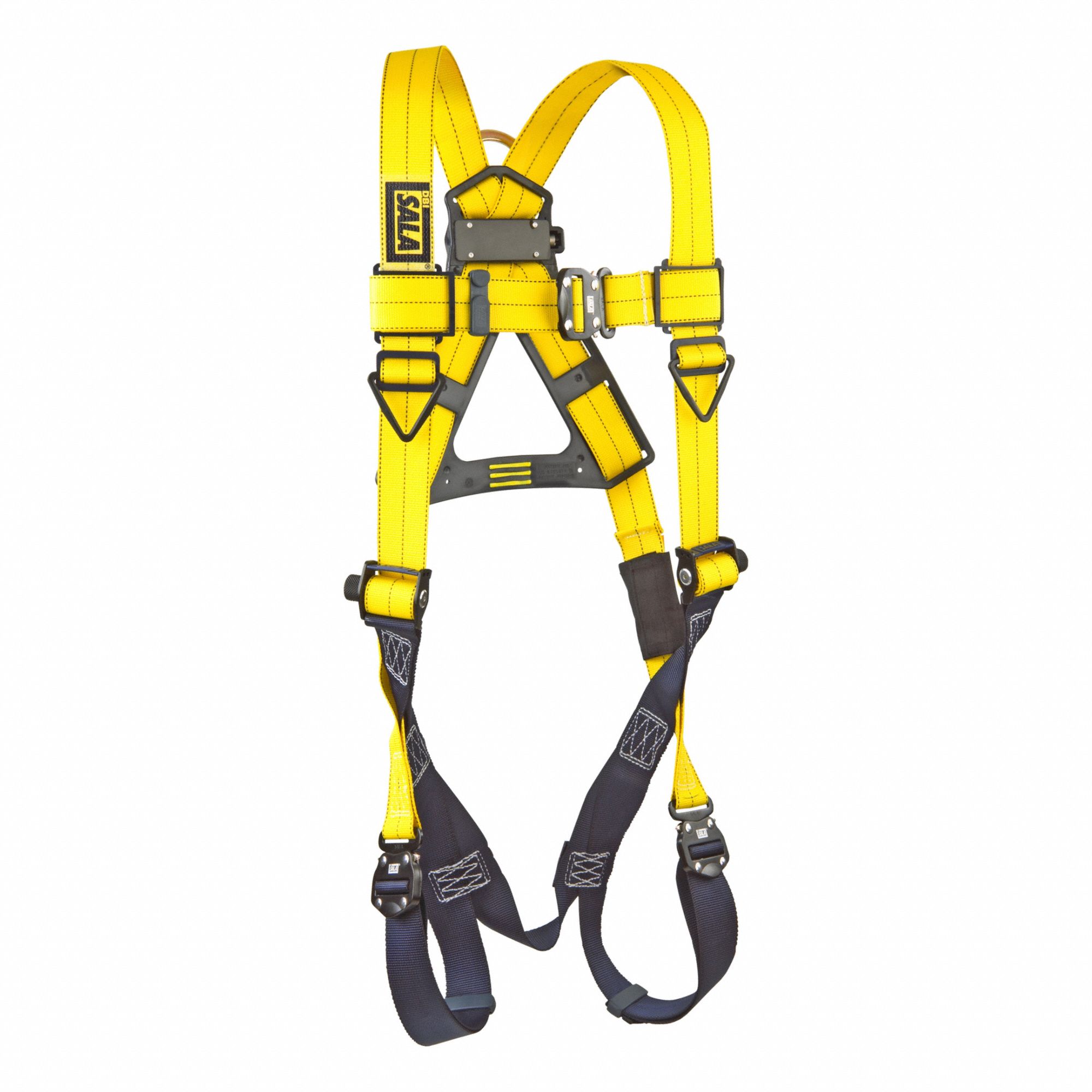 Full Body Harness: Vest Harness, Quick-Connect / Quick-Connect, Cam, 2XL, Steel, 1110606