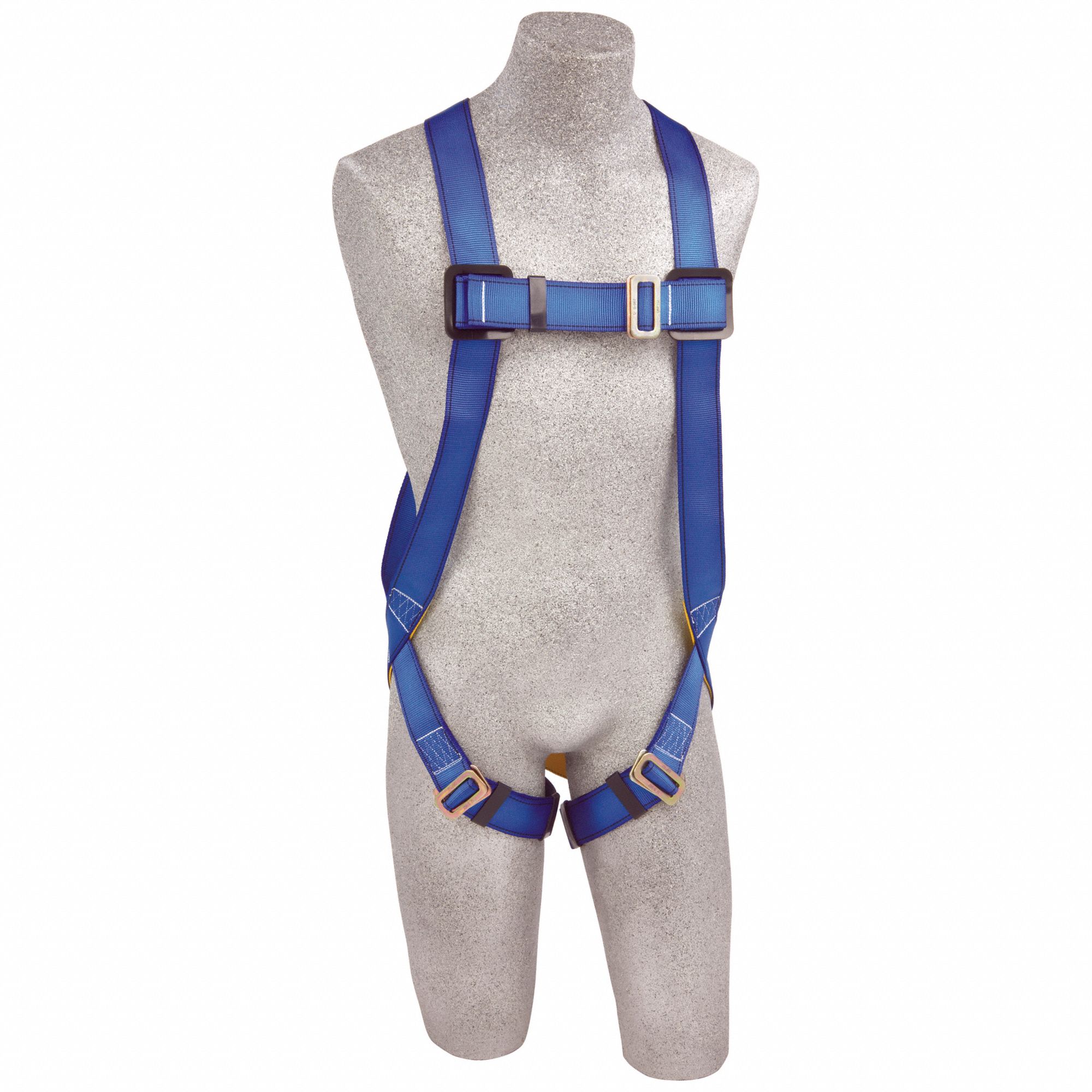 Full Body Harness: Vest Harness, Mating / Mating, 3XL, 310 lb Wt Capacity, Steel, Mating