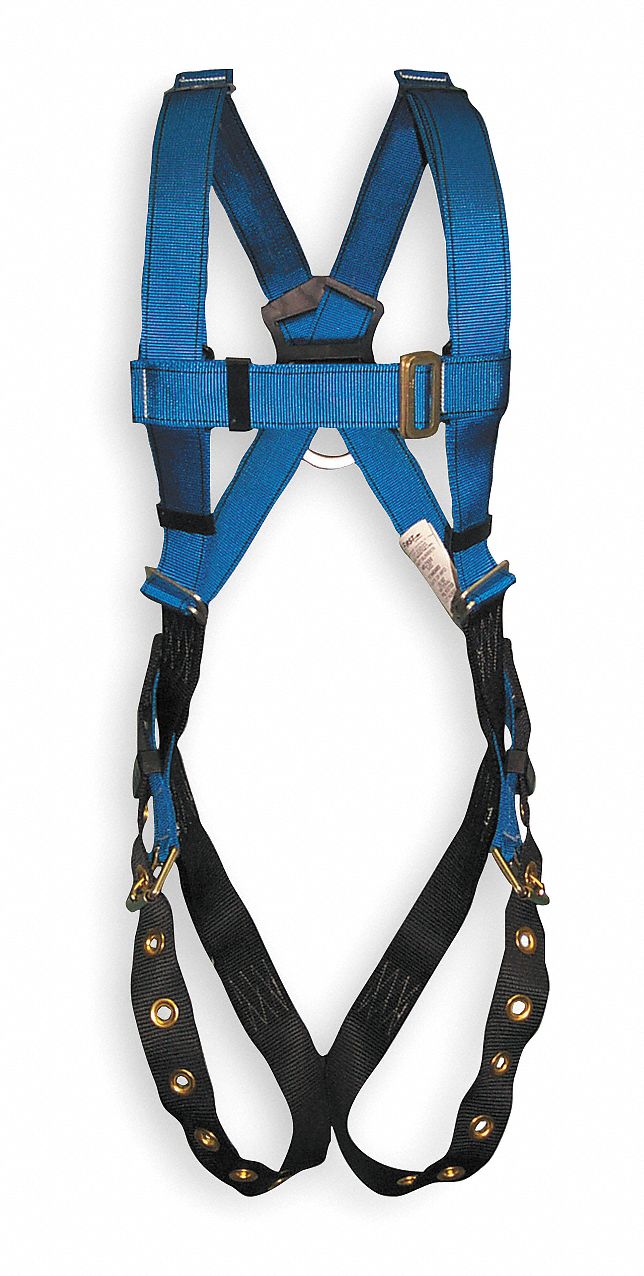 3M PROTECTA Full Body Harness, 310 lb, Blue Universal 2UZT4AB17550