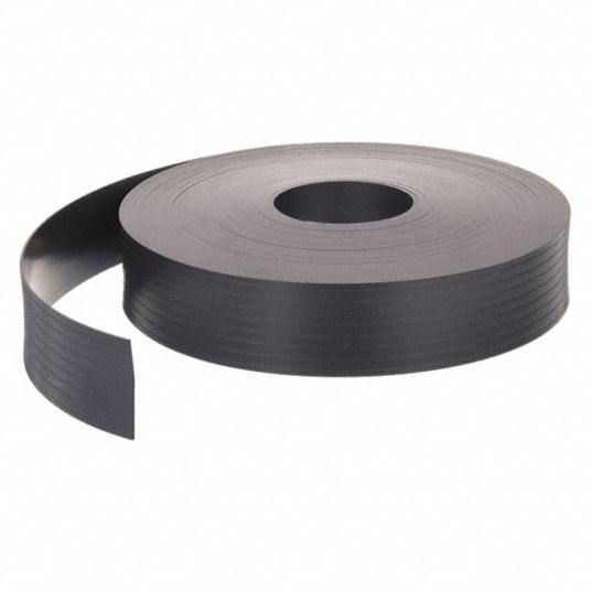 GRAINGER APPROVED Magnetic Strip: Weak Magnet, 12 lb, 100 ft Lg, 1 in, Flexible  Magnets