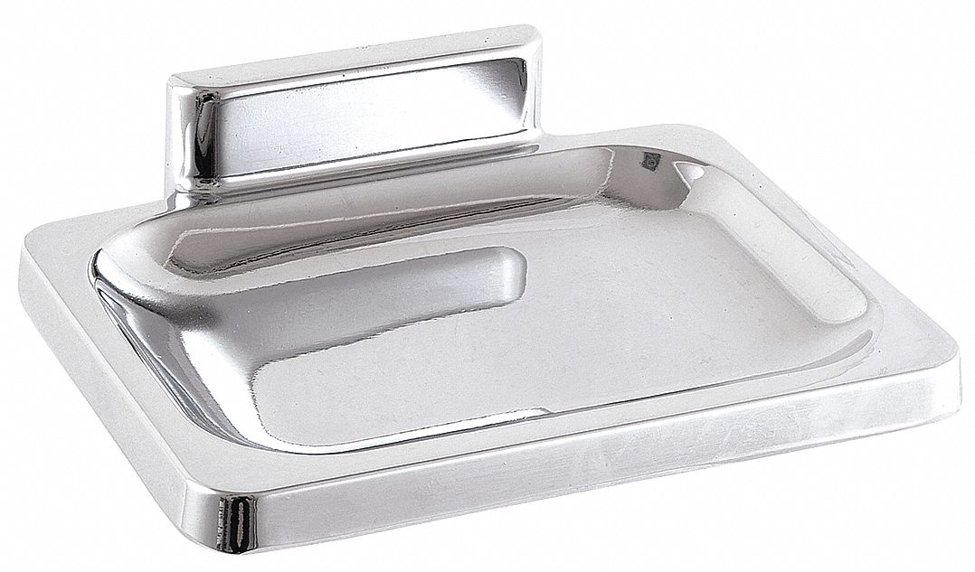 chrome soap dish