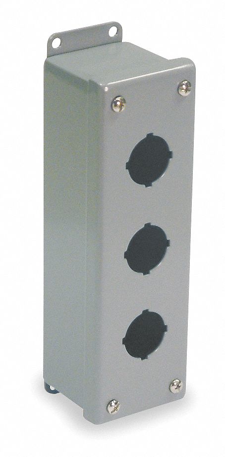 PushButtonEnclosure 30mm 3Hole CarbSteel