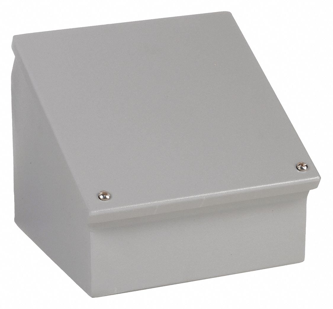 Consolet Enclosures: Steel, 12 in x 12 in x 9 in, NEMA 12/13