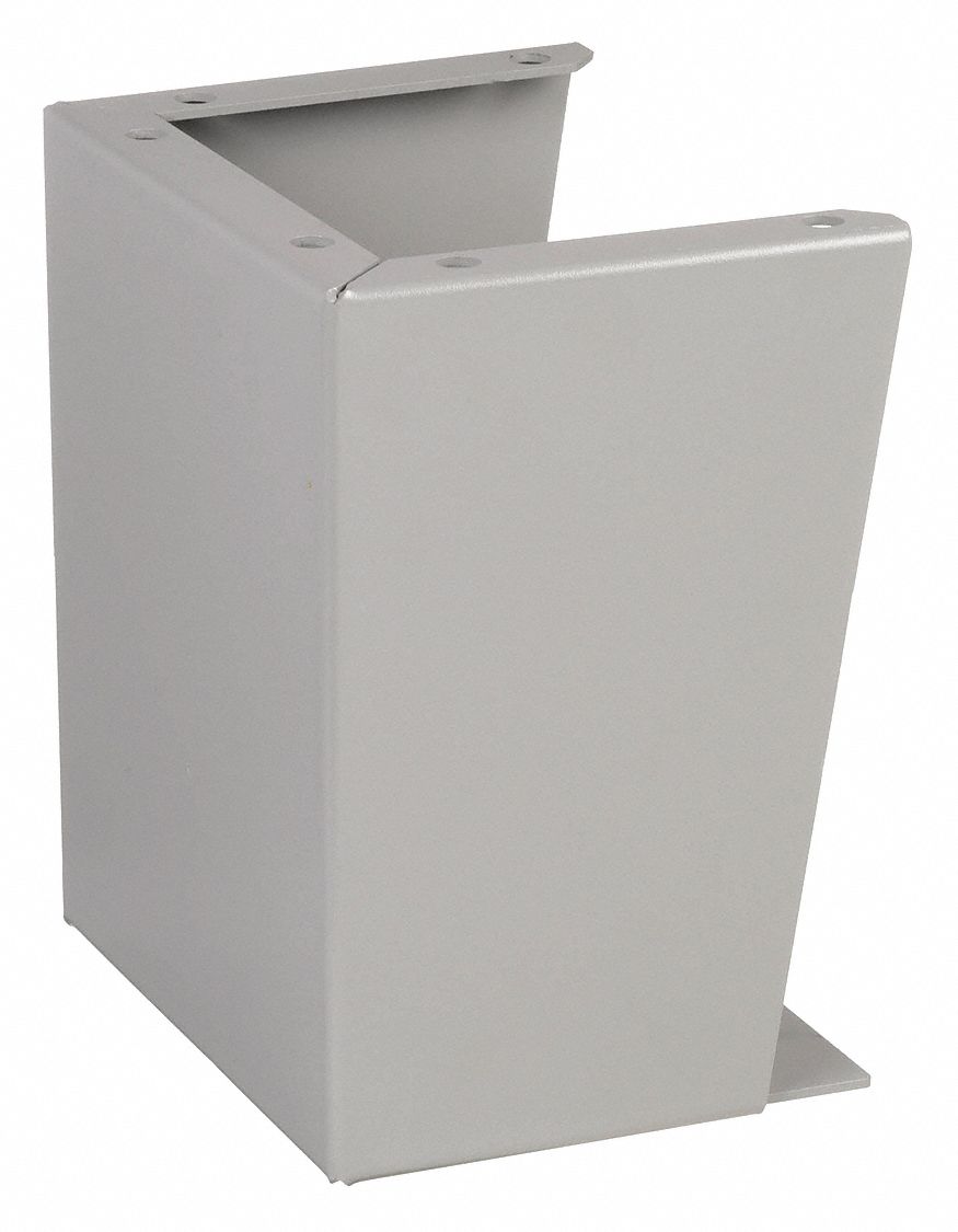 Enclosure Floor Stand: Carbon Steel, 12 in