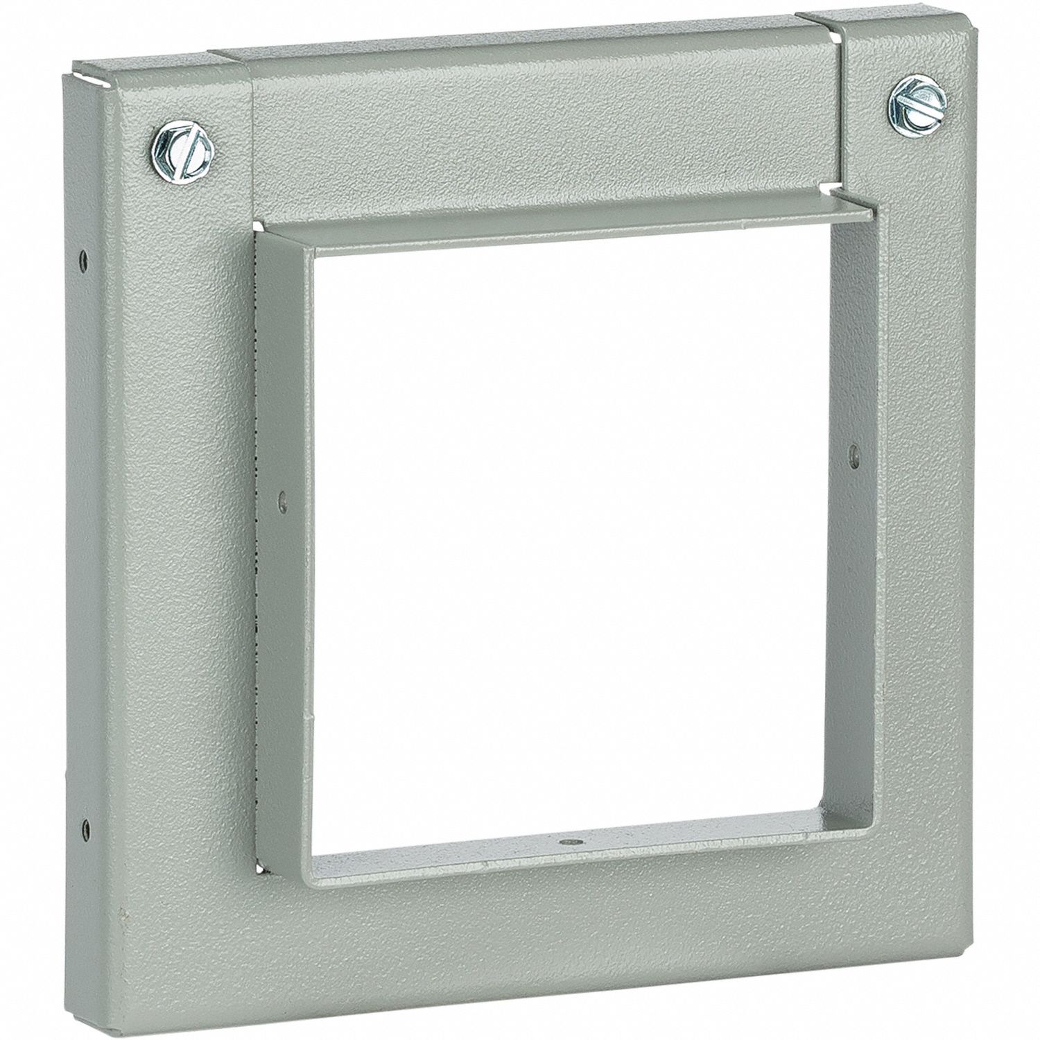 Wireway Reducer: 4 in_6 in Wd, 4 in_6 in Ht, 16 ga Gauge, 1, Without Knockouts, Steel