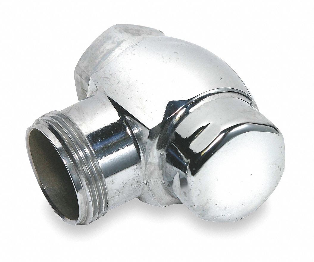 BUTÉE DE CONTRÔLE RÉGLABLE PAR TOURNEVIS : POUR TOILETTES, AVEC CAPUCHON ANTIVANDALISME À ROTATION LIBRE