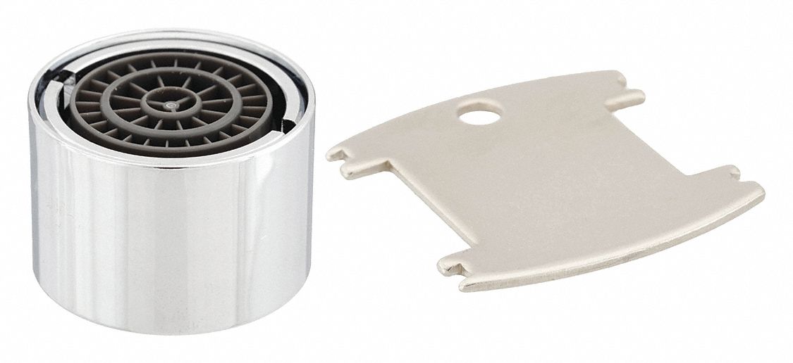 Outlet: 2.2 gpm Flow Rate, Laminar Flow Outlet, Metal, Chrome Finish, Female