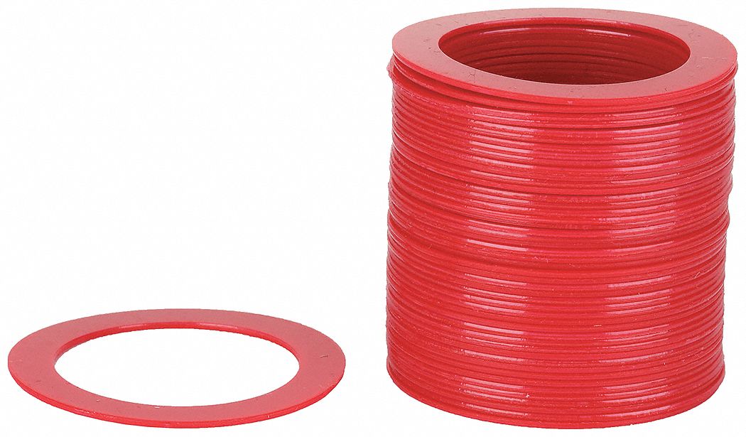 GASKET: FITS SLOAN BRAND, FOR SLOAN FLUSHOMETERS, RUBBER, 48 PK