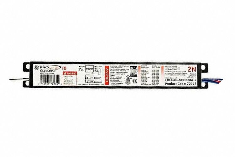 BALLAST FLUORESCENT, T12/T8, 120 À 277VCA, 1 À 2 AMPOULES, 56W AMPOULE MAX