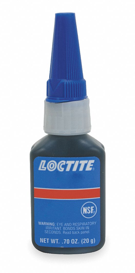 Instant Adhesive: 410, Rubber, 0.7 fl oz, Bottle, Black, Thick Liquid, 50 g/L and Under