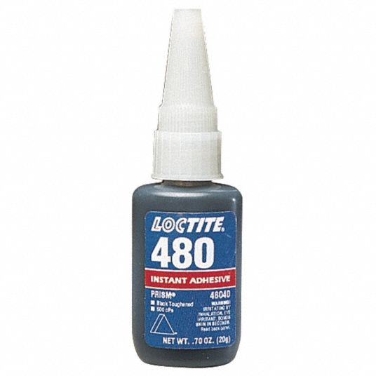 LOCTITE, 480, Rubber, Instant Adhesive - 2VFH2